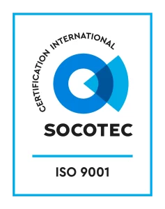 Logo de certification ISO 9001 de Streamwide.