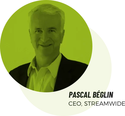 Portrait de Pascal Beglin, Président de Streamwide